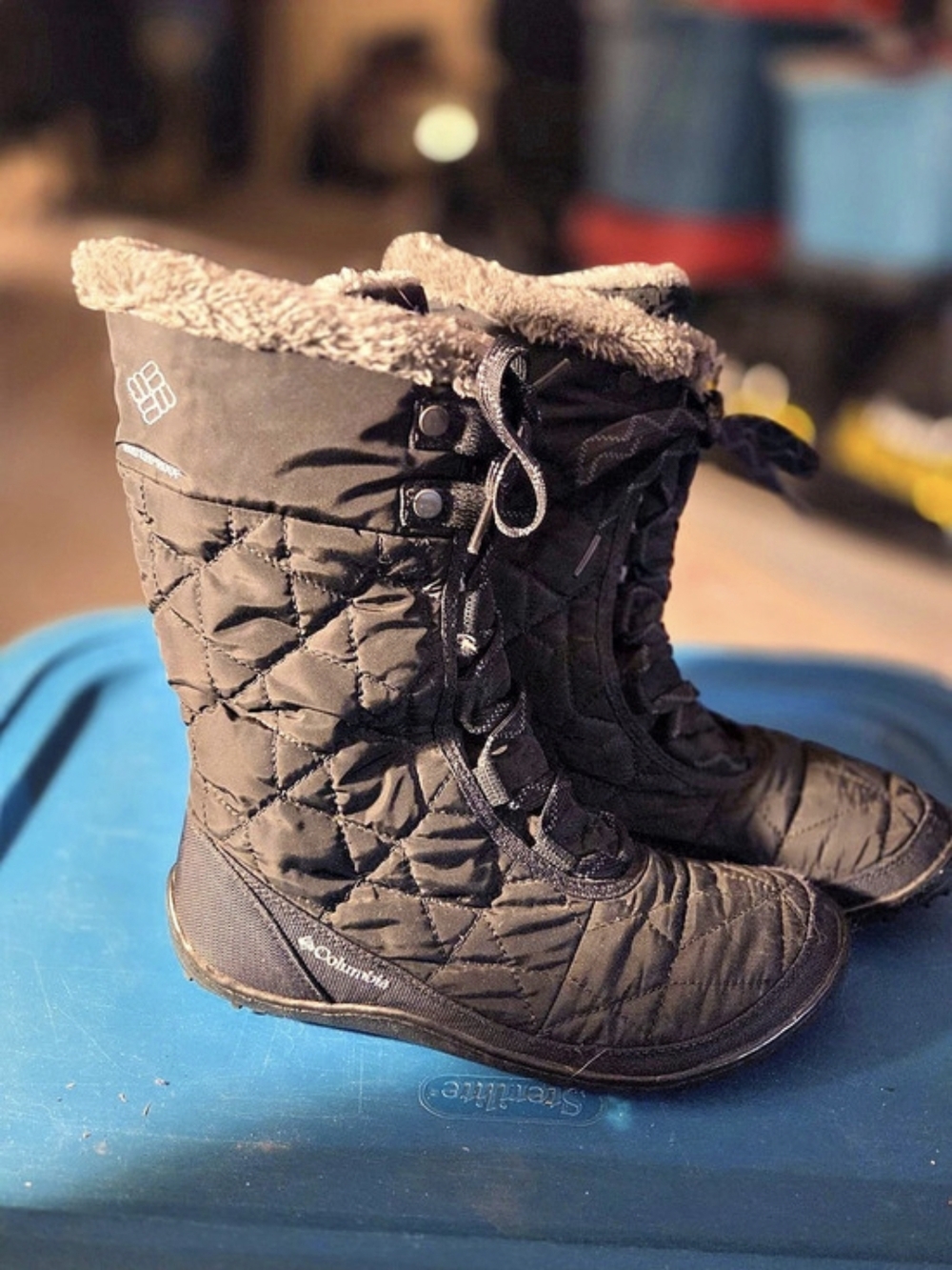 Columbia Minx Shorty III Black Winter Boots US 8 NWT